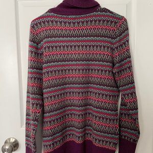 Eddie Bauer Patterned Turtleneck Sweater